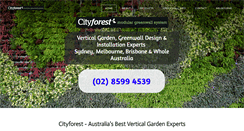 Desktop Screenshot of cityforest.com.au